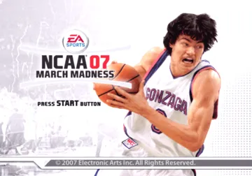 NCAA March Madness 07 screen shot title